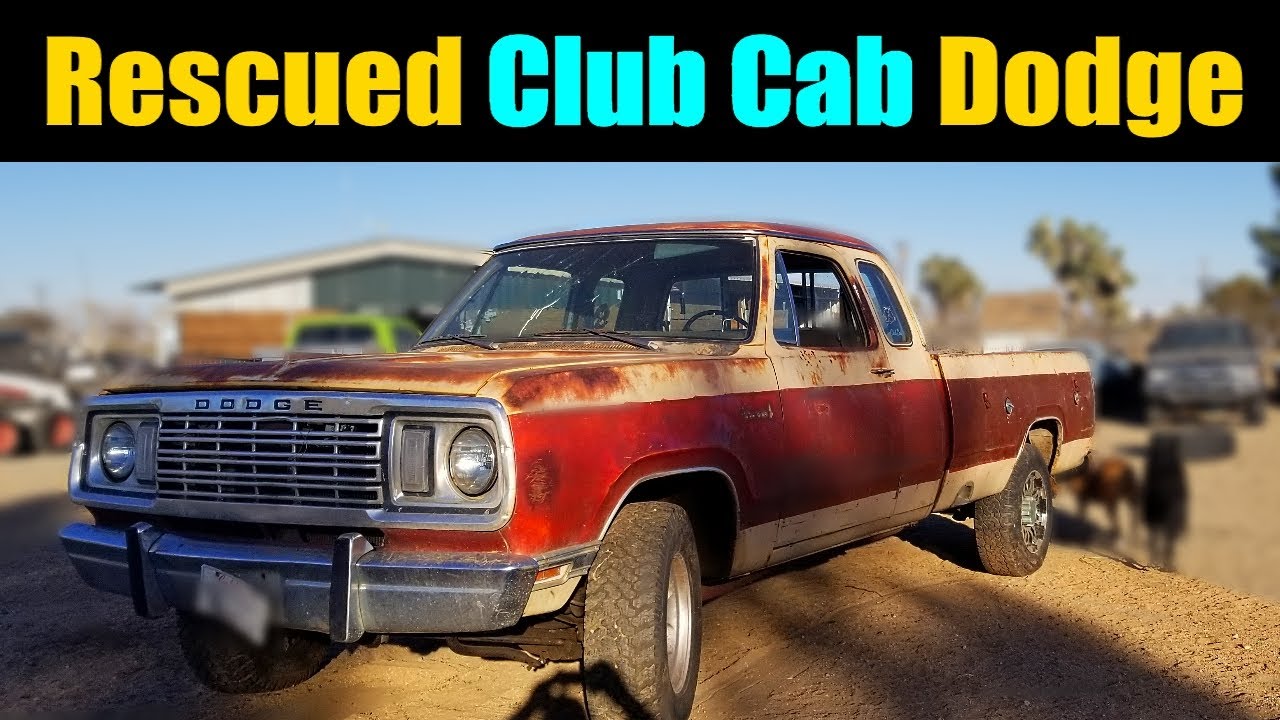 Rescued 1977 Dodge Club Cab D200 | Club Cab Dodge | Barn Finds |