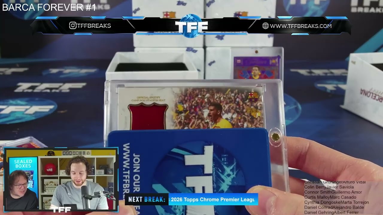 Коллекционная карточка Topps Barcelona Forever 2025-26, 6 коробок, номер PYP #1