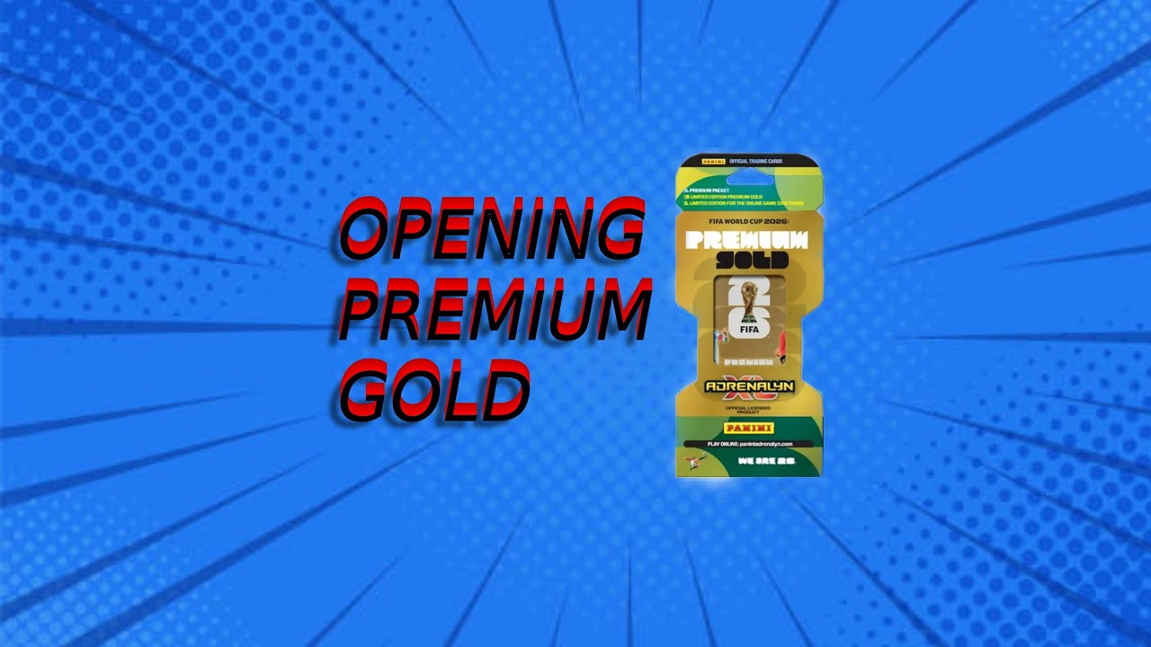 NOWOŚĆ!!! PANINI FIFA WORLD CUP 2026- SASZETKA PREMIUM GOLD!!!