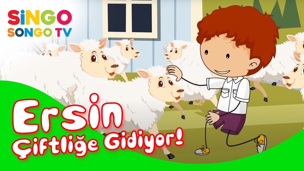 ERSİN Çiftliğe Gidiyor 🐄🐑 – SingoSongo TV I İsme Özel Çocuk Şarkıları 🎵