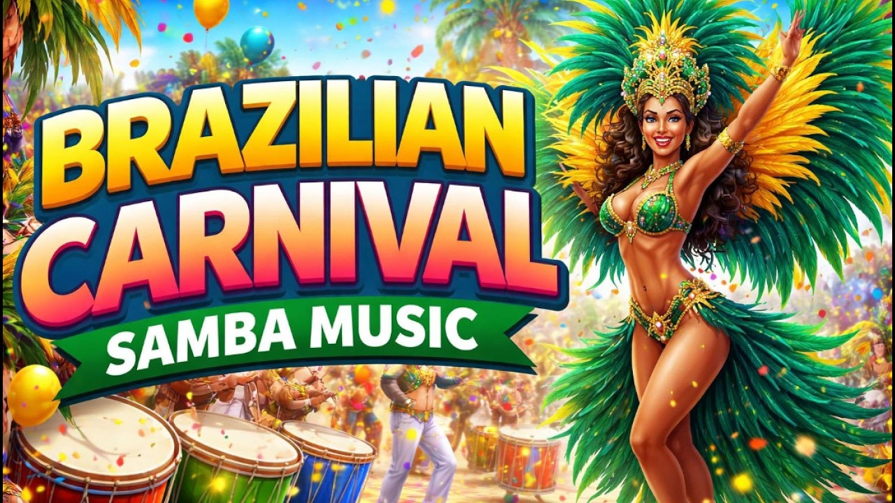 Brazilian Carnival Music – 1 Hour of Samba & Festival Energy