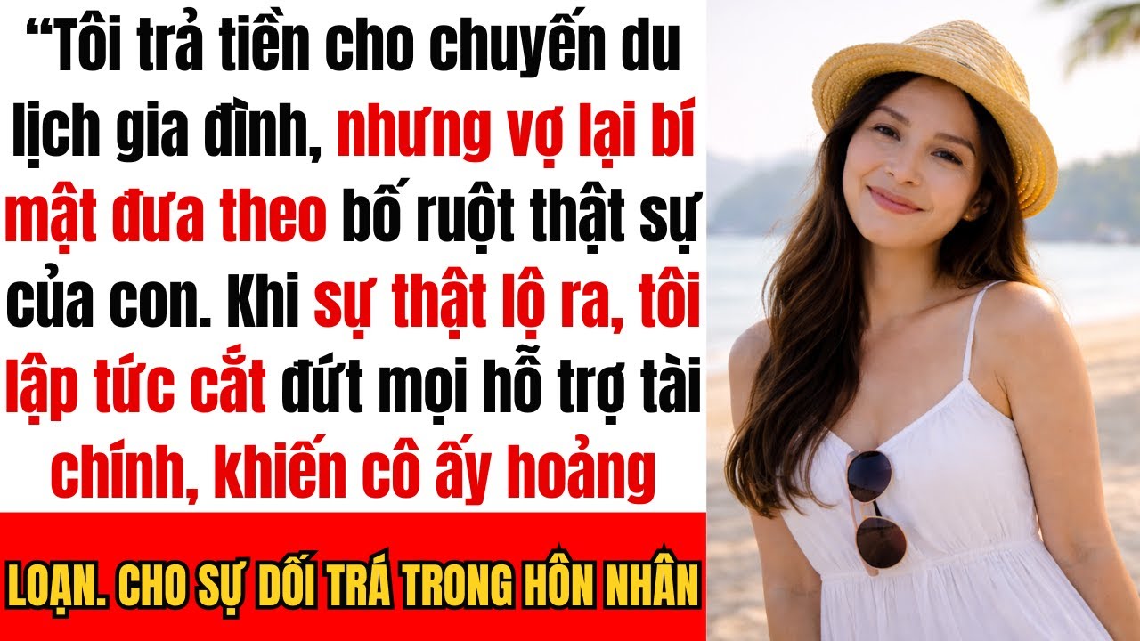 “Vợ tôi THAY THẾ tôi bằng ‘BỐ RUỘT THẬT SỰ’ của con trong chuyến du lịch do tôi trả tiền ...