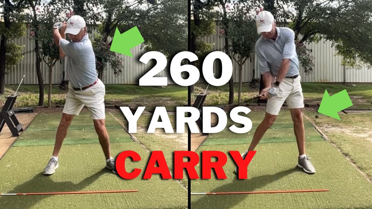 How This Golfer In His 70's Hits His Driver 260 Yards THROUGH THE AIR! (you can too!)