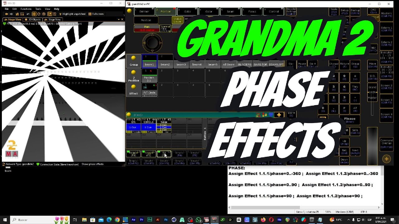 GRANDMA2 PHASE EFFECTS
