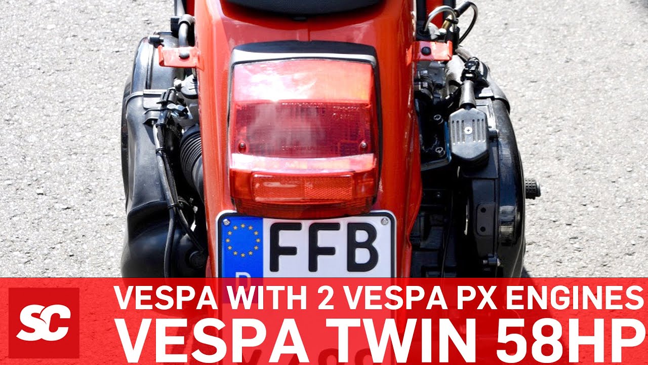 Xtrem Vespa Tuning Twin Vespa PX 58PS  Scooter Center Motorino Diavolo