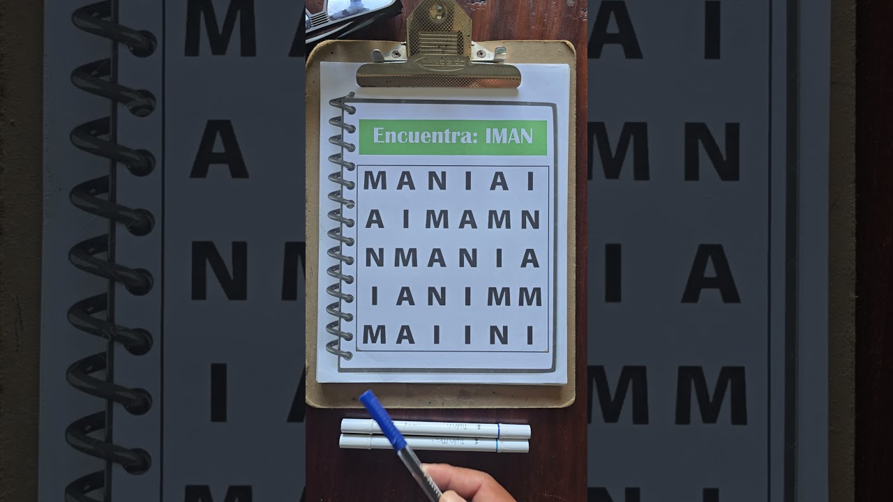 Localiza la palabra IMAN