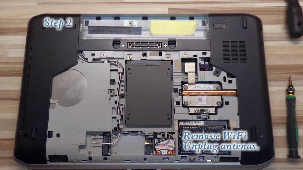 Cleaning and upgrading  Dell Latitude E5530