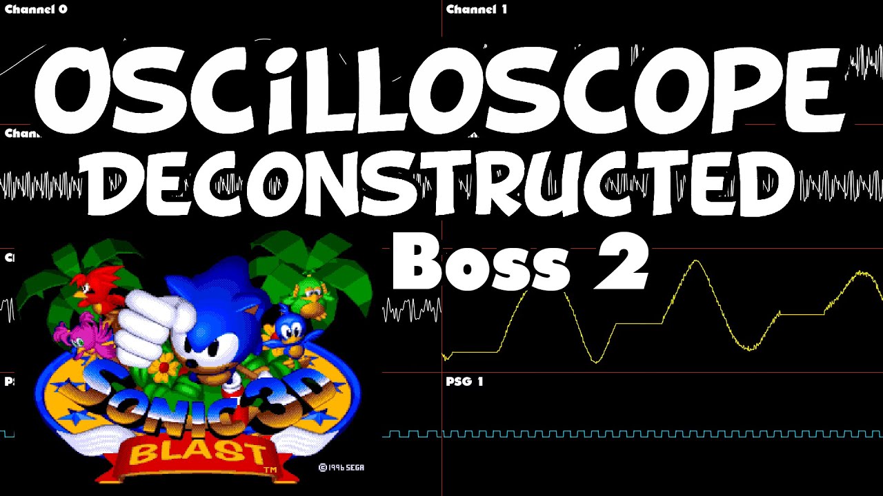 Sonic 3D Blast - Boss 2 - Oscilloscope Deconstruction