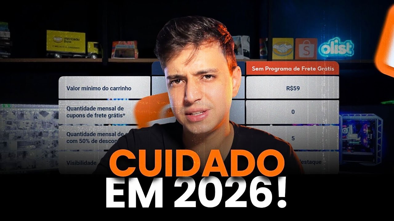 VALE A PENA ATIVAR FRETE GRÁTIS NA SHOPEE EM 2026?