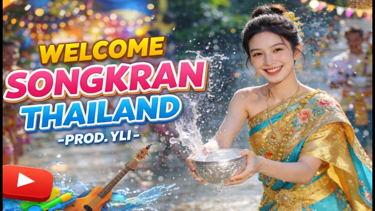Welcome Songkran Thailand - Prod . YLI  Lyrics OFFICIAL