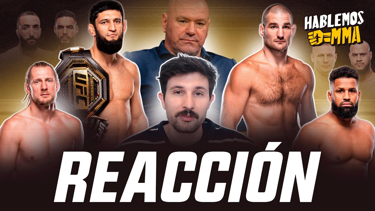 REACCIÓN: UFC anuncia nuevas peleas – Khamzat Chimaev vs. Sean Strickland, WCA vs. Volkov, más