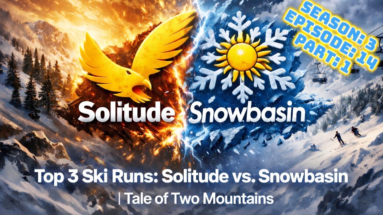 Top 3 Ski Runs: Solitude vs. Snowbasin | Tale of Two Mountains