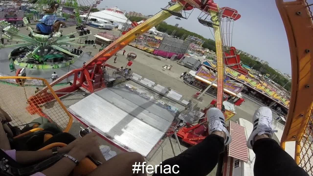 Atracción Flip Fly XXL ONRIDE Feria Sevilla 2017