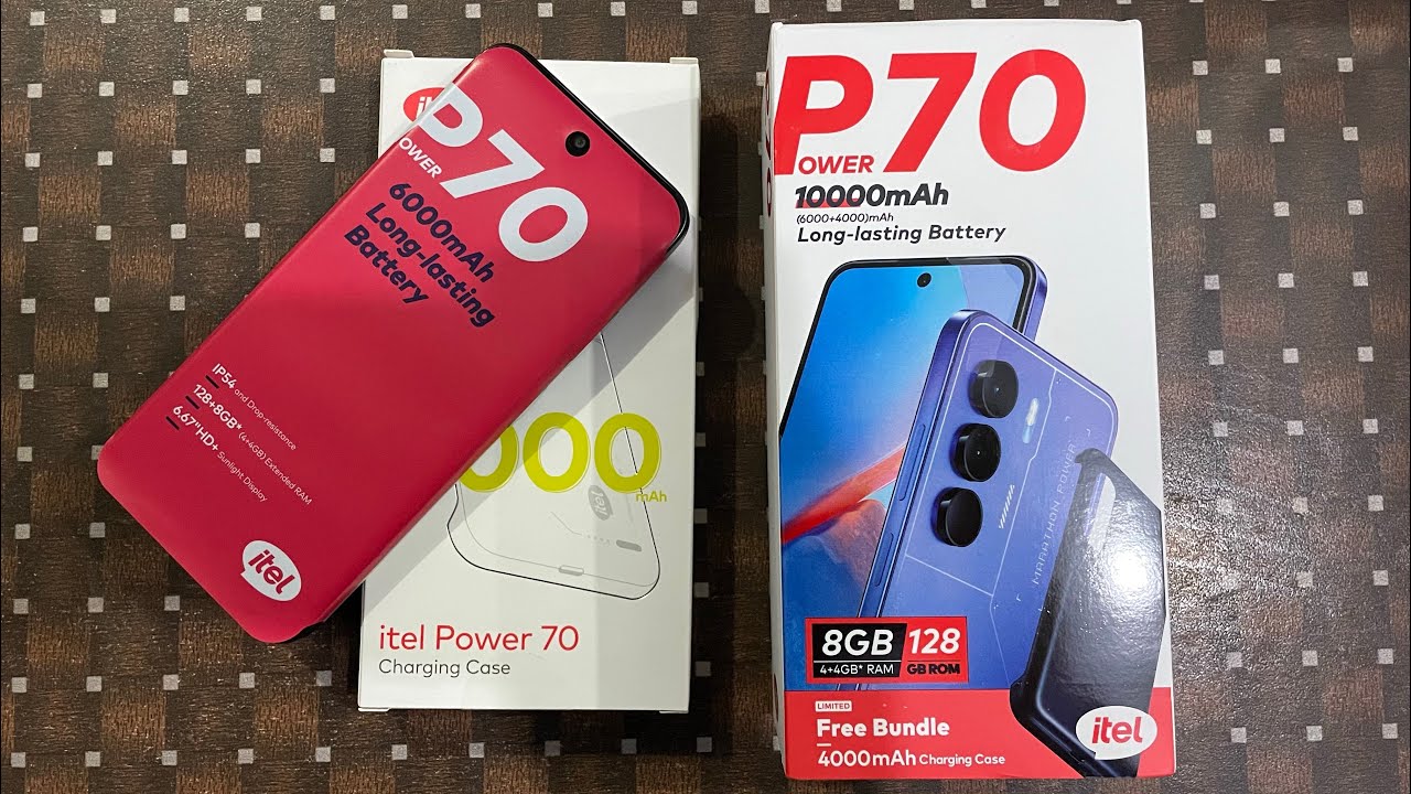 10000Mah Battery 🔋 New Itel P70 Unboxing 