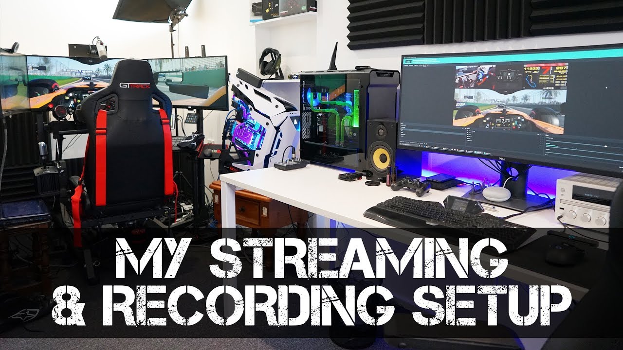 Behind the Scenes Tour of my Ridiculous Twin PC Gaming & Sim Racing Streaming Setup