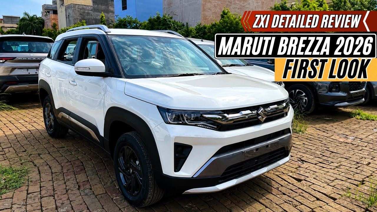 Maruti Brezza 2026 Facelift | Maruti Suzuki Brezza 2026 First Look, Interior, Exterior & Features