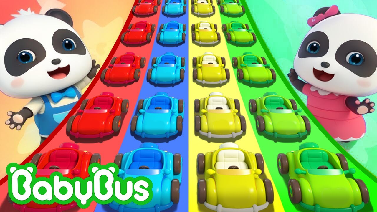 Corrida de Carros Coloridos | Aprender Cores | Can&ccedil;&atilde;o dos Ve&iacute;culos | M&uacute;sicas Infantis | BabyBus