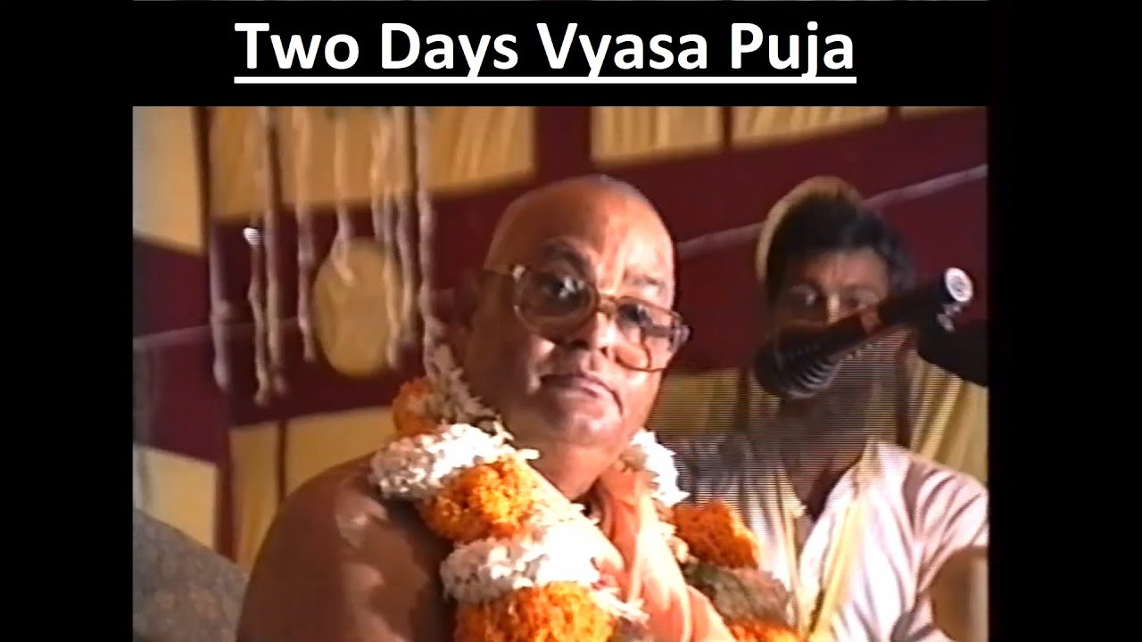 Gour Govinda Swami Vyasa Puja Complete Uncut 1992 - raw footage