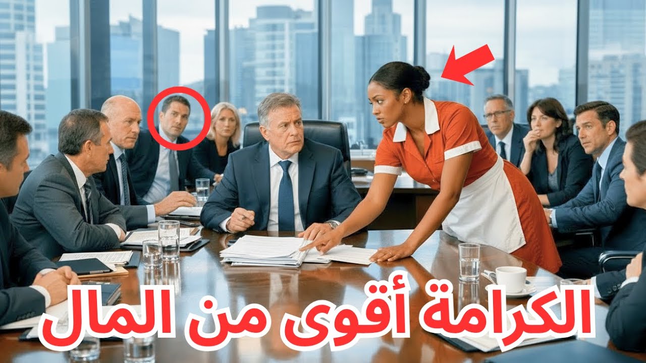الملياردير كان على وشك التوقيع على إفلاسه… لكن نادلة سوداء رأت خطأً غيّر كل شيء | قصة عدالة ملهمة