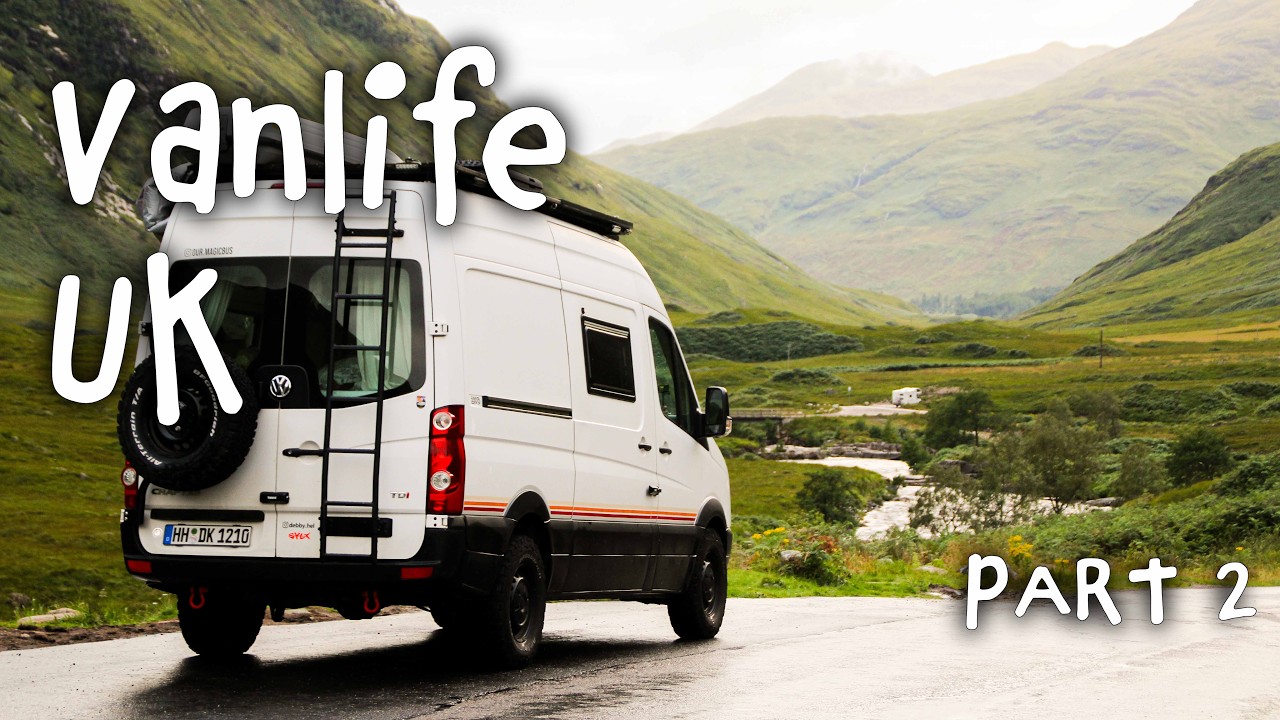 ROADTRIP UK | Schottland & England Roadtrip mit dem DIY Campervan · Part 2