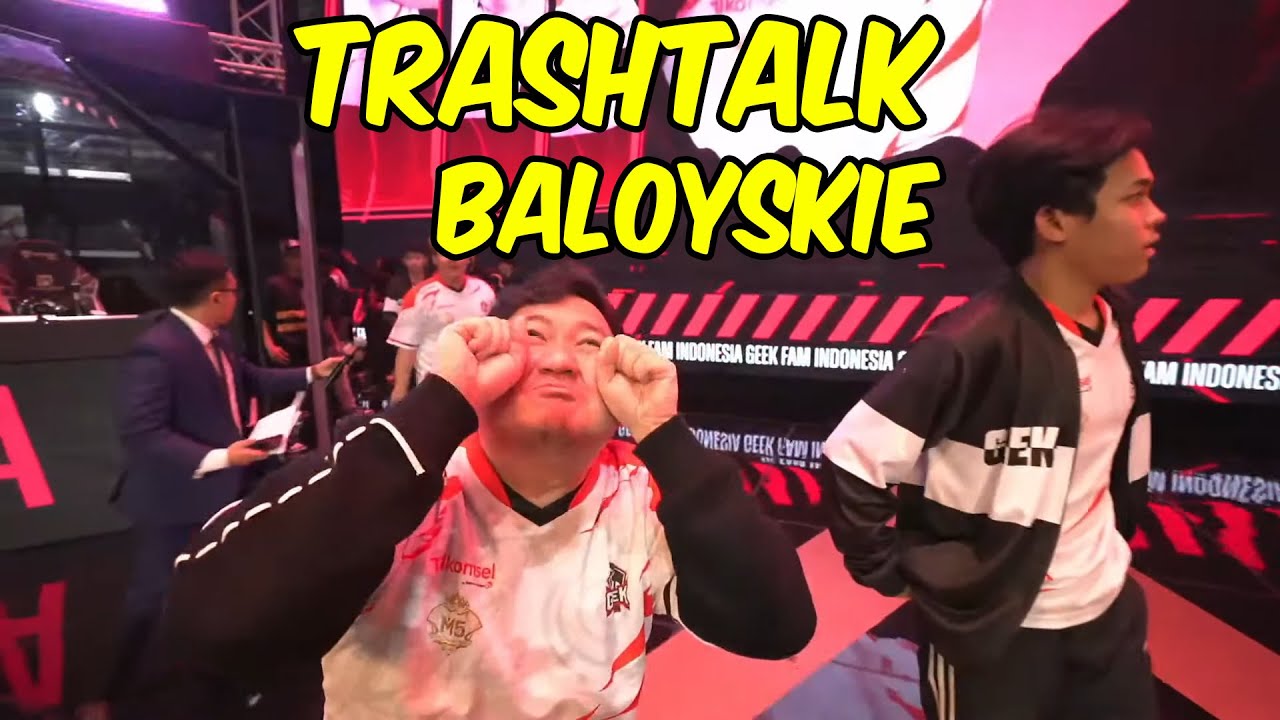 DO NOT TRY TO TRASHTALK BALOYSKIE THIS WILL HAPPEN...