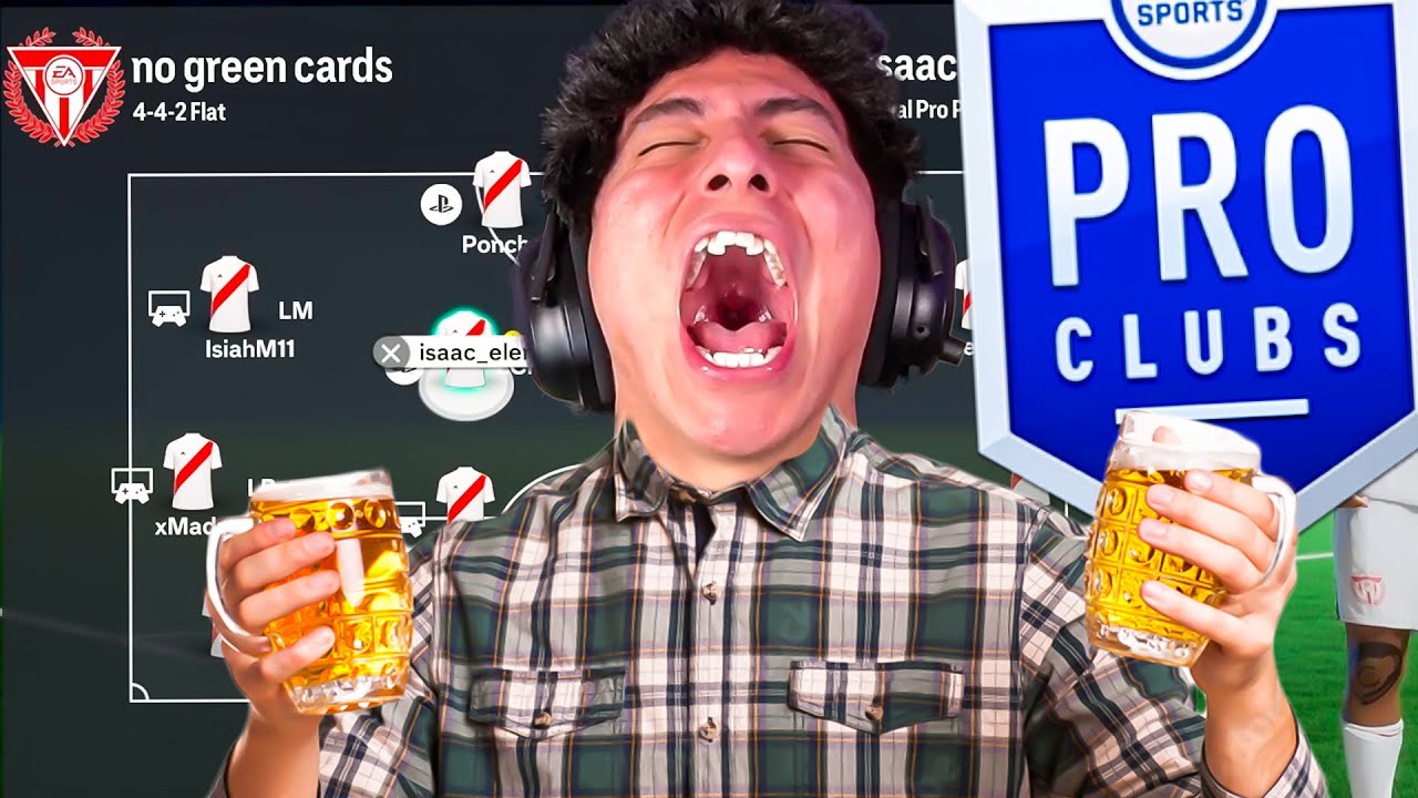 player shows up drunk to the field | FC 24 pro clubs