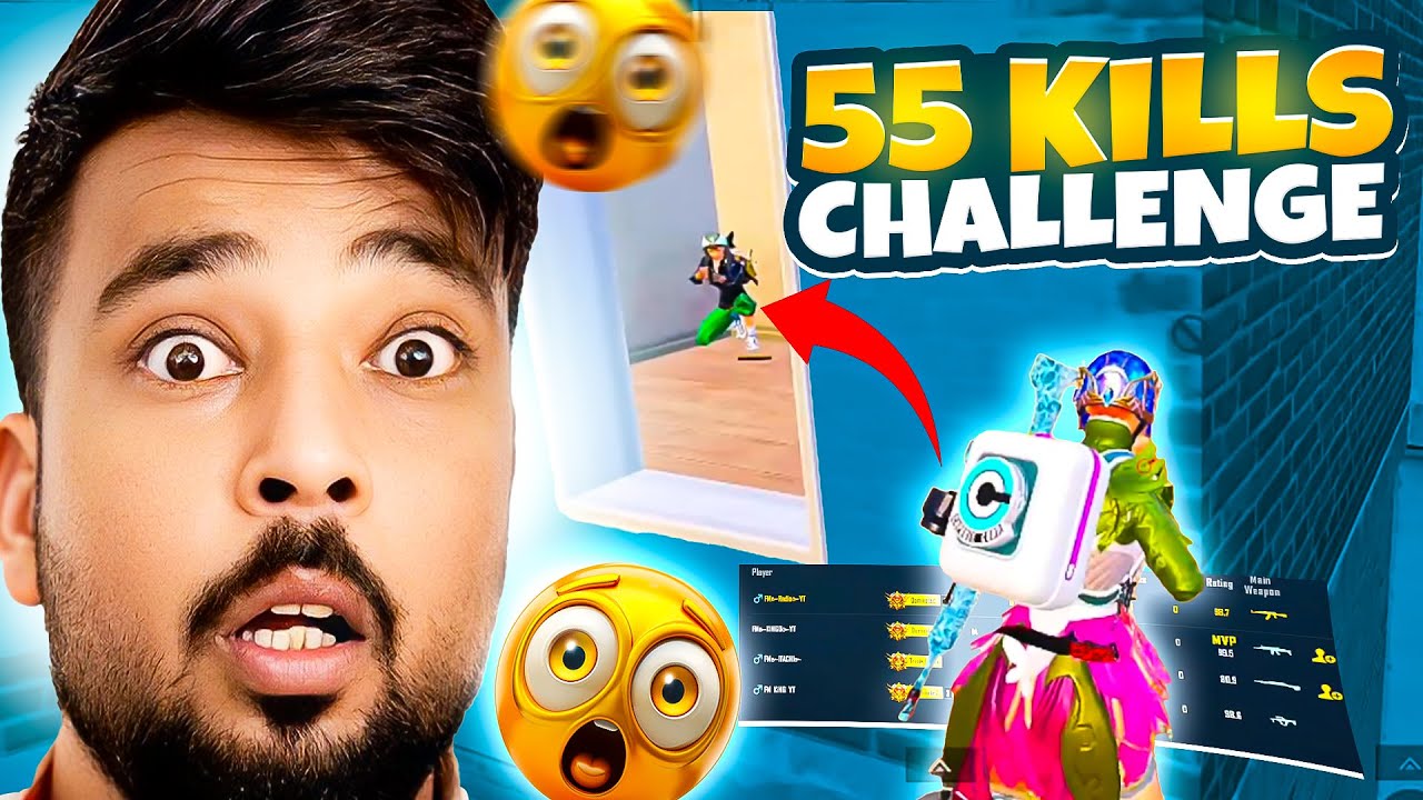 Unbelievable 55 Kills in PUBG Mobile! 🤯 | Best Gameplay Ever 🥵