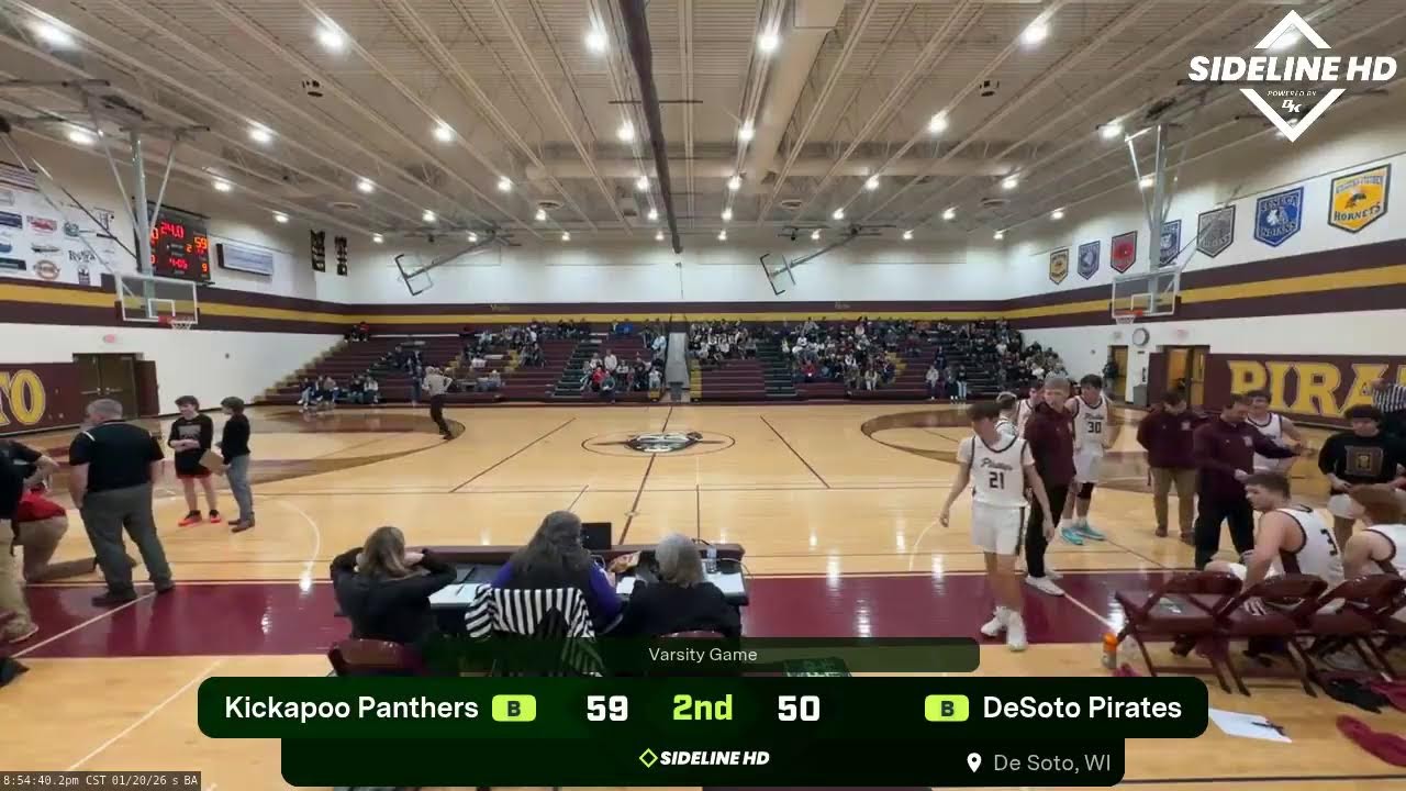 Varsity Kickapoo Panthers @ DeSoto Pirates (2026.01.20)