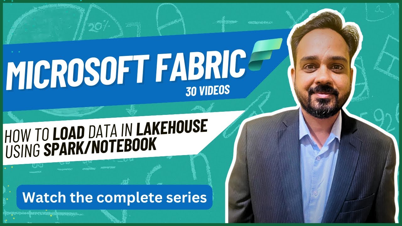 Microsoft Fabric: как загрузить данные в Lakehouse с помощью Spark; Python с помощью блокнота