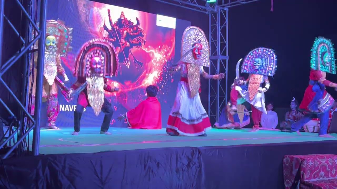 Chhau Dance by students of Podar International School, Howrah