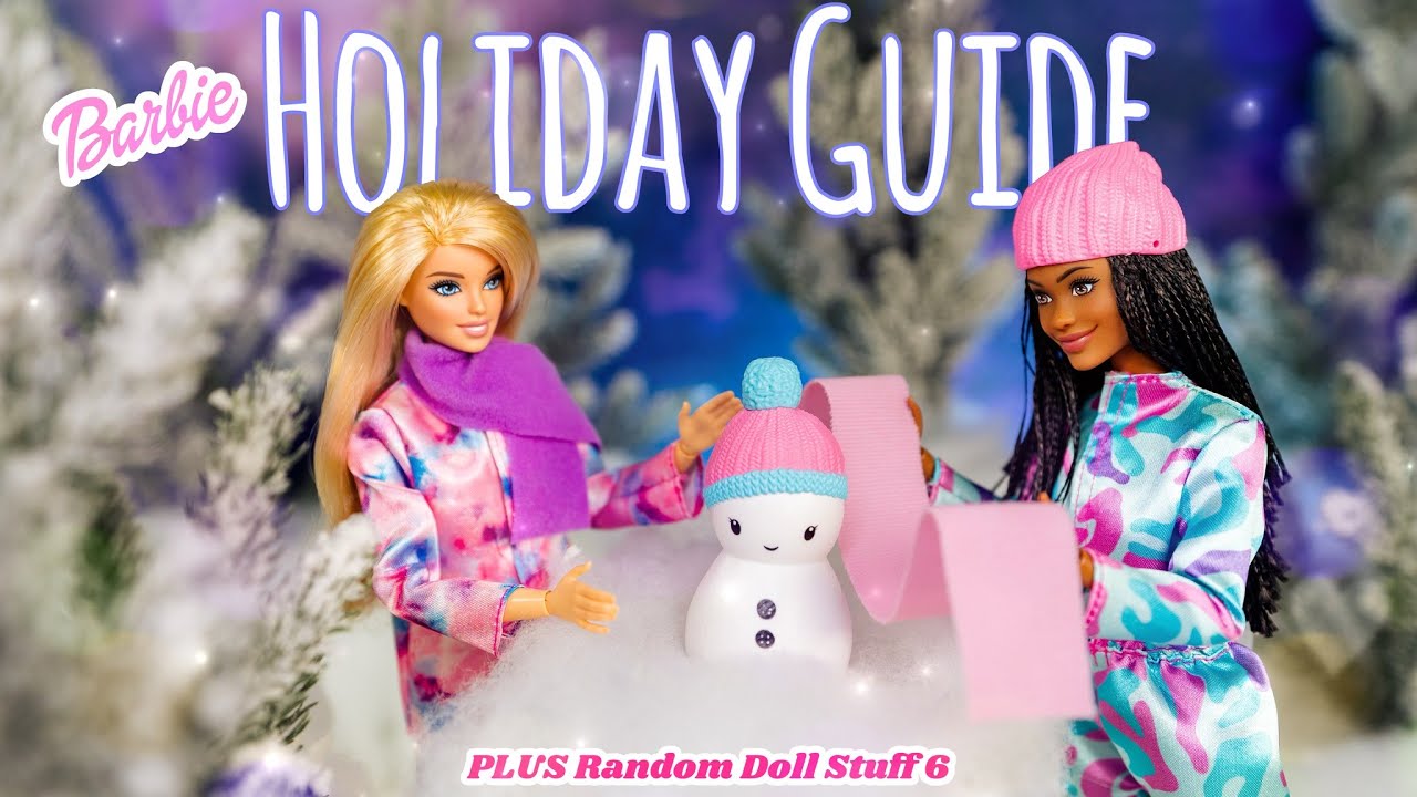 Random Doll Stuff 6: Barbie Holiday Guide, Winter Sports, Stackable Room Update