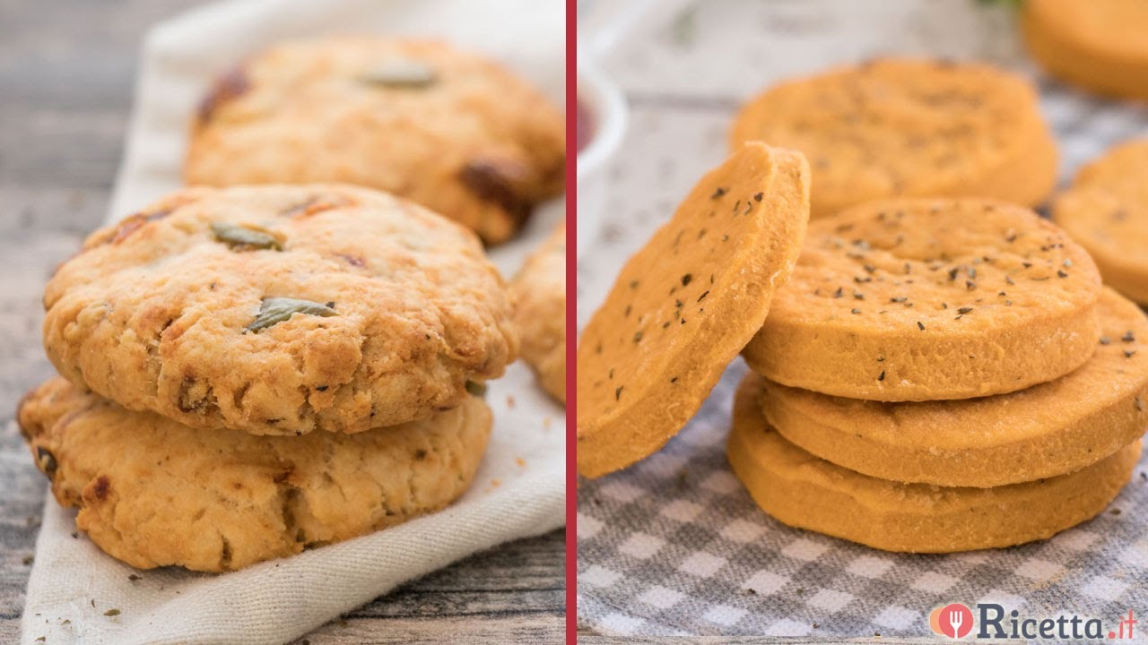 Biscotti salati in 2 versioni - Ricetta.it