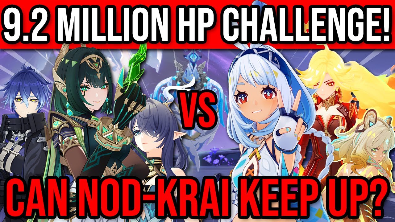 Испытание на 9,2 миллиона HP! 14 ЛУЧШИХ КОМАНД! Genshin Impact