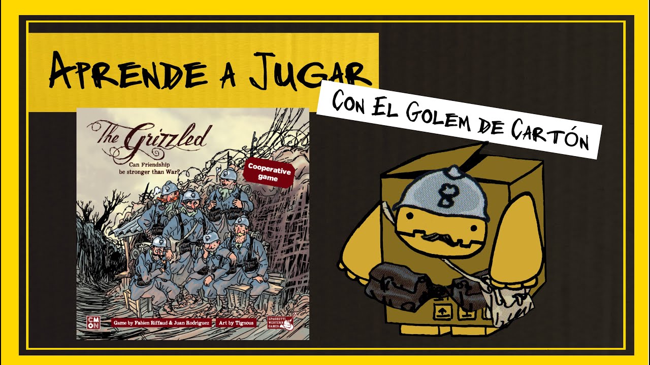 Aprende a jugar THE GRIZZLED / LOS INSEPARABLES con El Gólem de cartón en solo unos minutos.