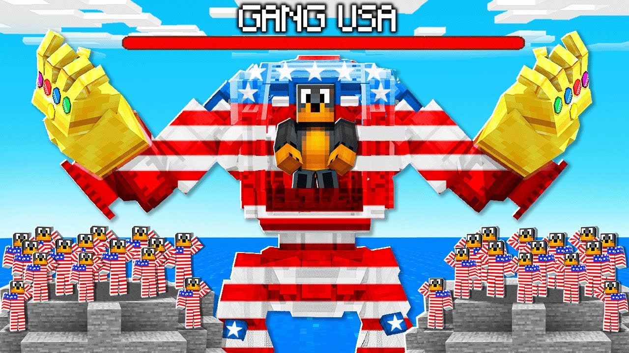 OFICJALNIE JESTEM w „GANG USA” na WOJNIE w Minecraft… przepraszam 😭