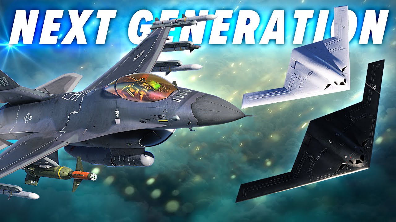 F-16 Viper и B-21 Raider Modern Battlefield Strike | DCS World
