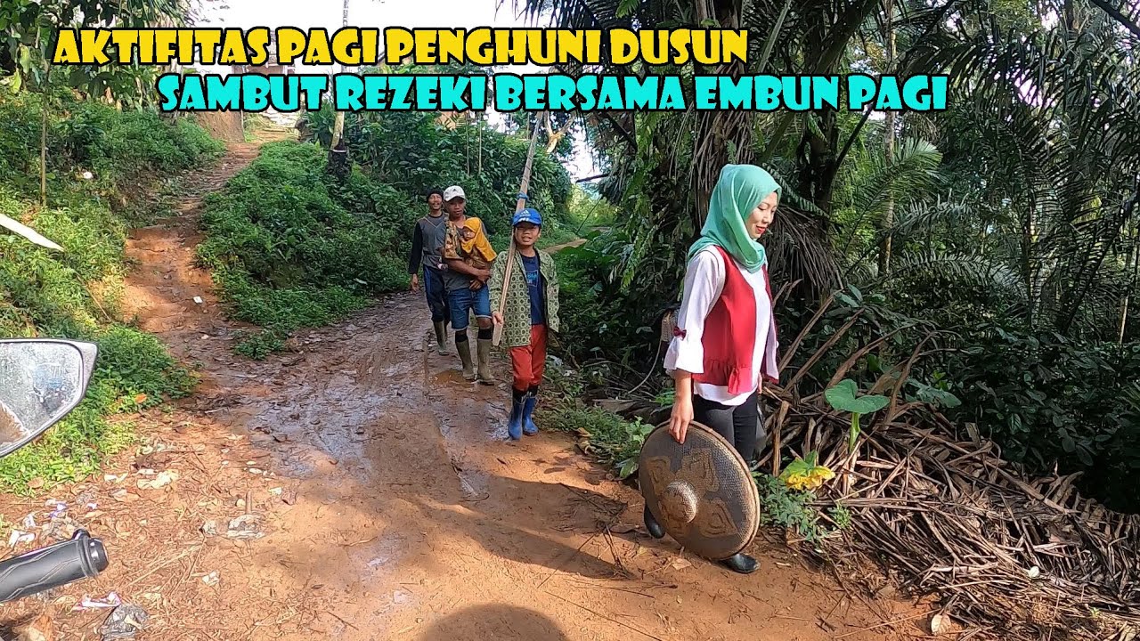 Ramah Senyum Penghuni Dusun Lebak Mangu Sukabumi, Kehangatan Pagi Hari, Sambut Petani Mencari Rezeki