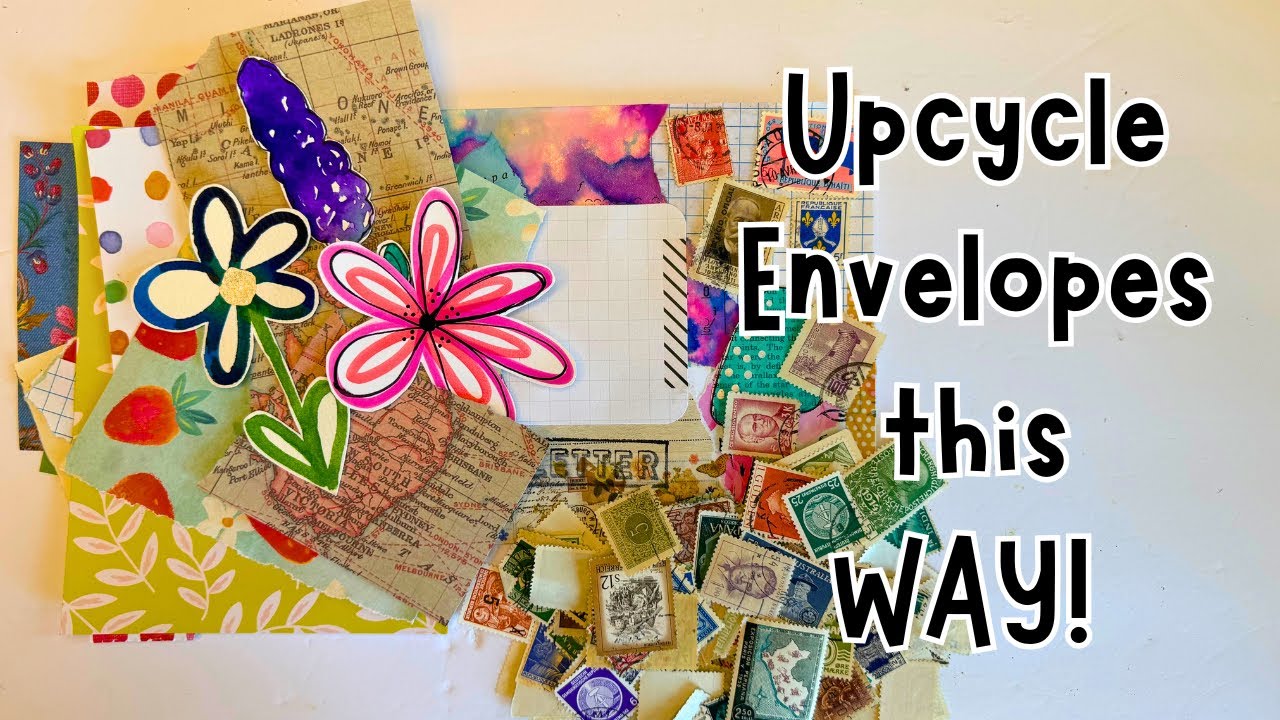 Upcycle Envelopes for Junk Journals, Snail Mail, and Mail Clubs! Paper Craft Ideas! 