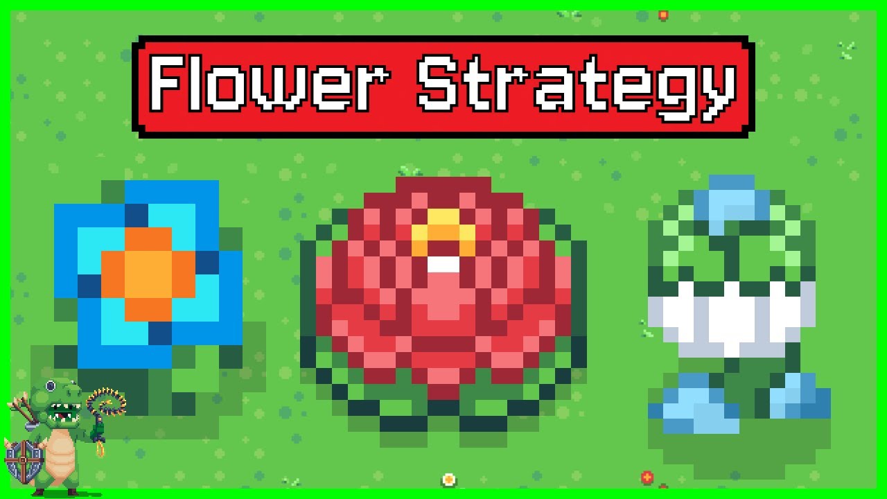 My flower planting strategy in Sunflower Land