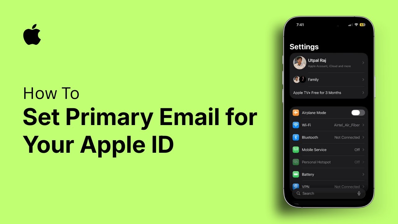 How to Set Primary Email for Your Apple ID