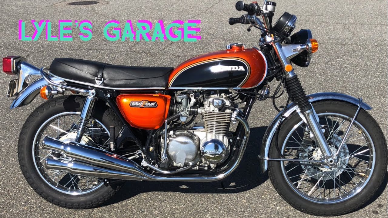 1974 Honda CB550 four episode 2 : frame, motor
