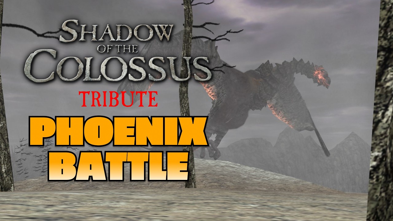 A batalha com a Phoenix - Tribute Shadow Of The Colossus