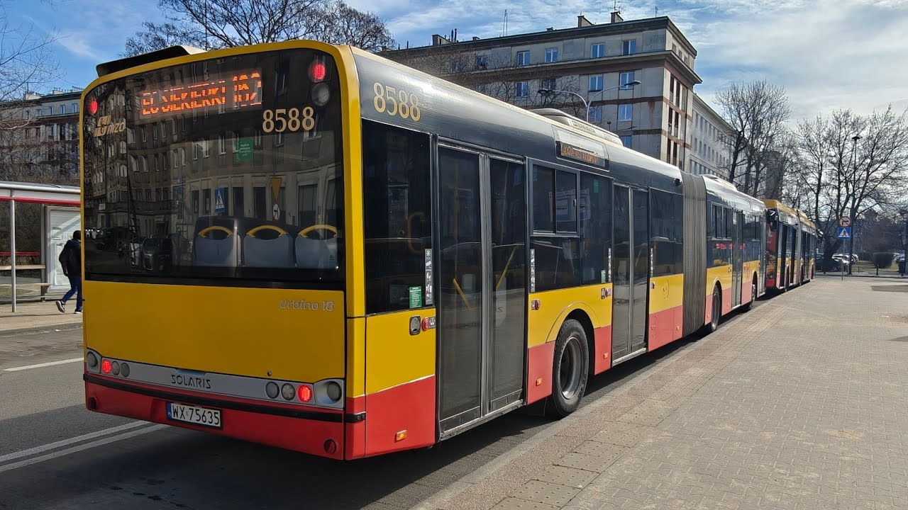 Linia 162 - Solaris Urbino 18 III #8588 ( MZA Warszawa )