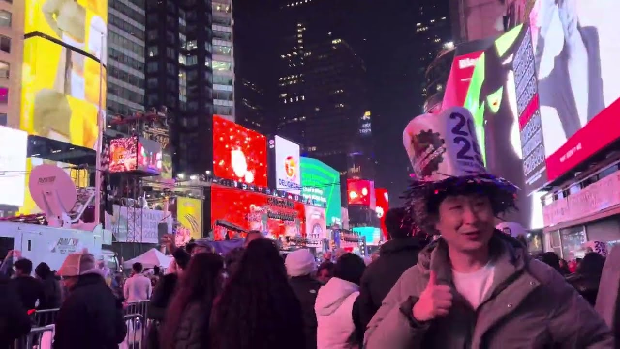 Happy New Years!!! Times Square - January 1, 2025