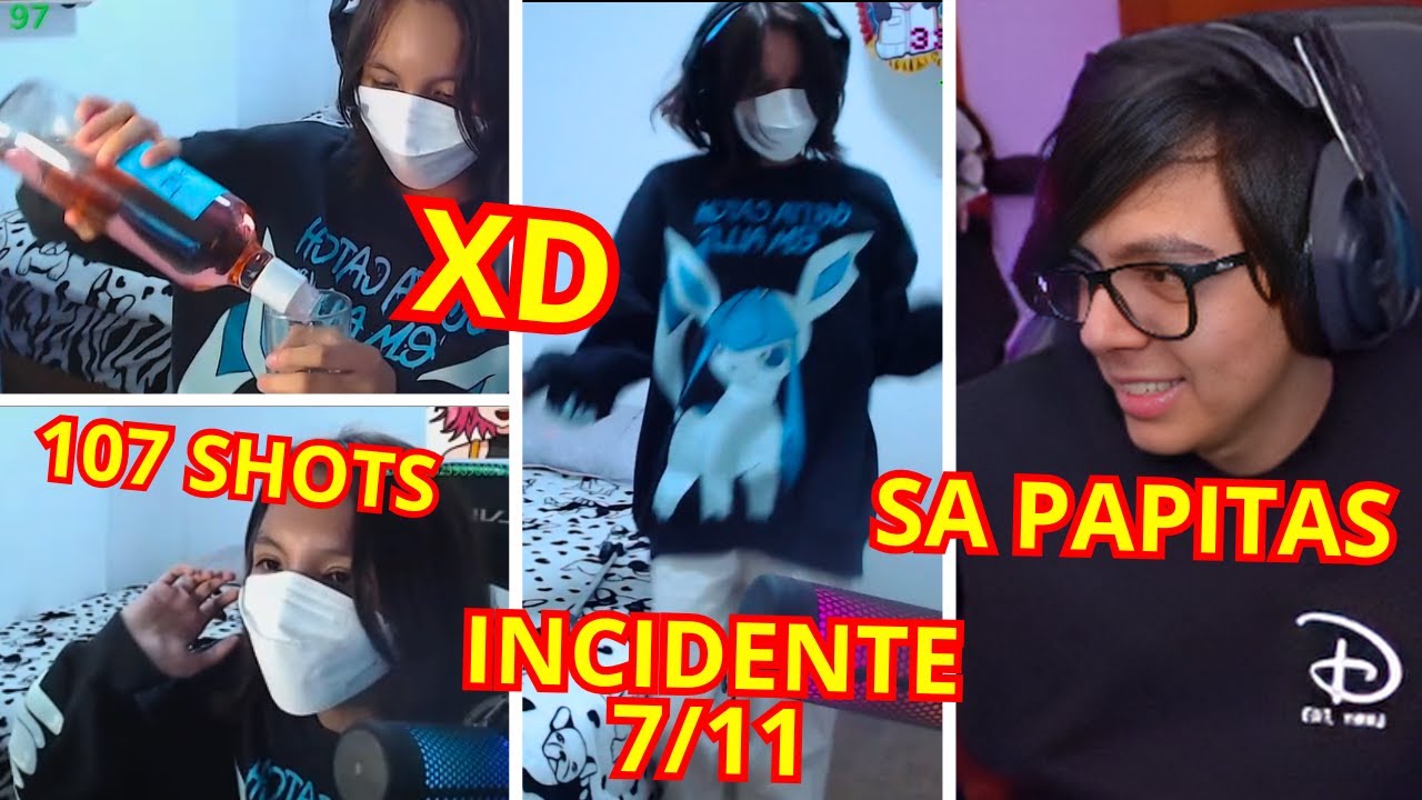 DAARICK REACCIONA A PAPITAS BORRACHASA XD + PAPITAS SE PONE A BAILAR | INCIDENTE 7/11 XD