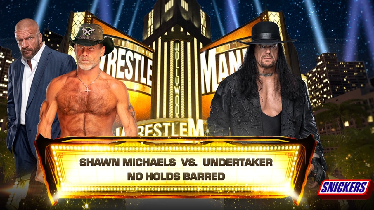 The Undertaker vs Shawn Micheals | Wrestlemania Hits  @WWE
