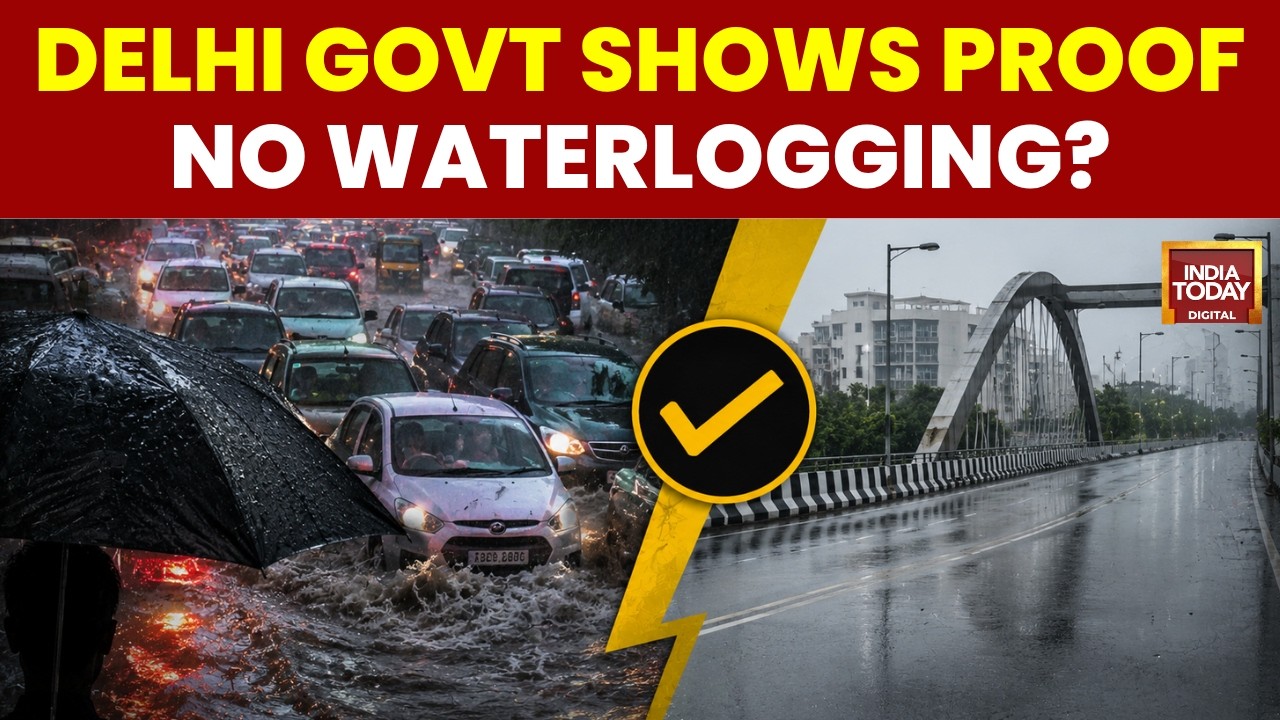 Delhi Govt Releases Visuals Of Flood-Free Roads Amid Monsoon