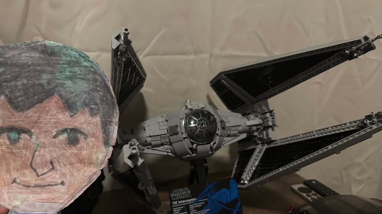 Mii Santiago Building a LEGO Star Wars UCS Tie Interceptor 75382