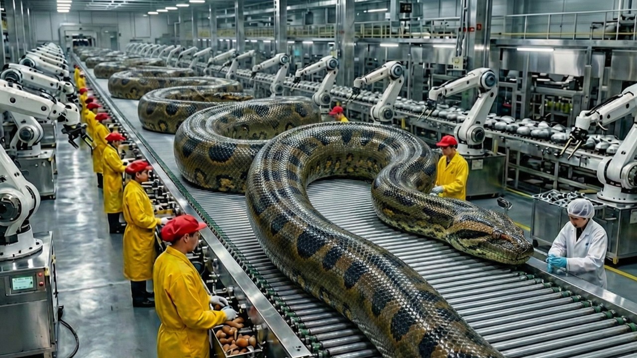 How Leather Jackets Are Made From Anaconda Skin | Inside Luxury Snake Skin Factory