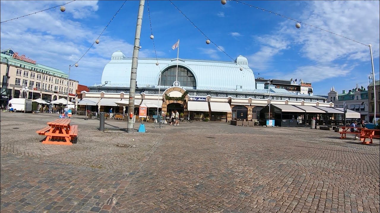 Går till Stora Saluhallen i Göteborg
